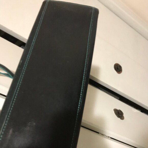 Danier Ladies Black Leather Purse/Tote Shoulder Bag - Picture 3 of 9